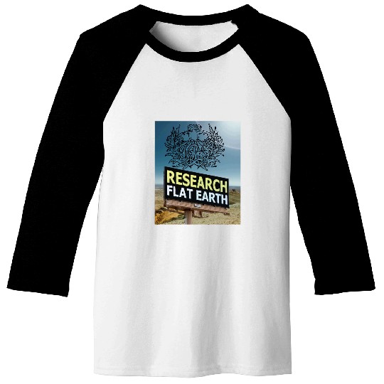 Penguin Pet Research Flat Earth IPS Penguin Billboard Baseball Tees