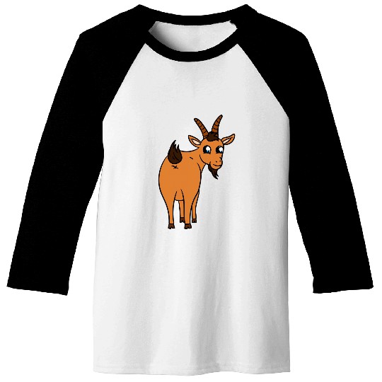 Goats Lover Cute Goats Design and Goat Baseball Tees