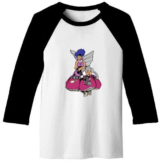 Fairy Grunge Fairycore Aesthetic Anime Cottagecore Butterfly Baseball Tees