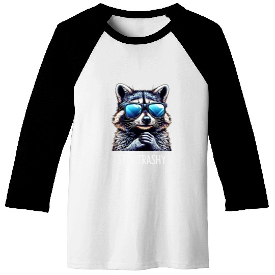 Raccoon Pet Stay Trashy Raccoon 2 Baseball Tees