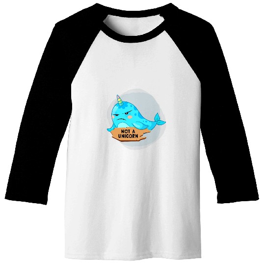 Cute Not A Unicorns Angry Narwhal Tee Costume Narwhal Baseball Tees