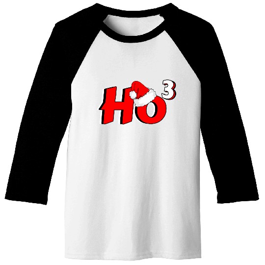 HoHo saying Santa Claus Ho 3 for math teacher Baseball Tees