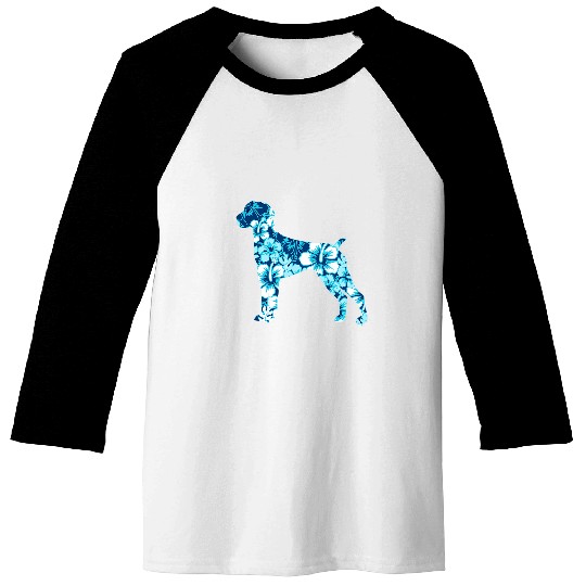 German Shorthaired Pointer Aloha Hawaiian Dog Baseball Tees