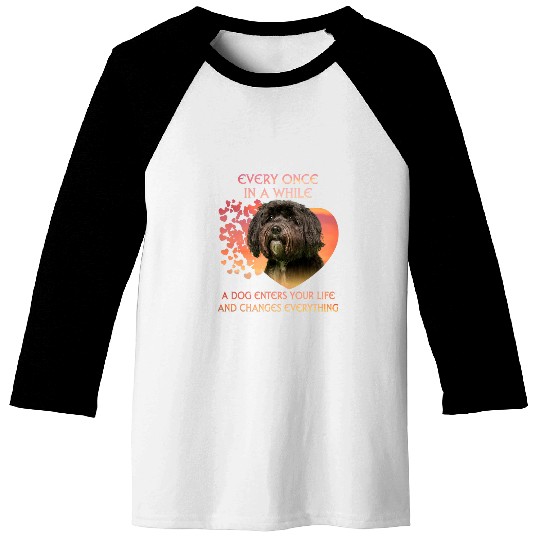 Every Once In A While A Tibetan Terrier Enters You Life Baseball Tees