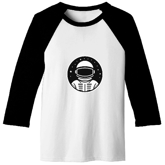 Astronaut in Space Love Astronauts Minimal Design Baseball Tees