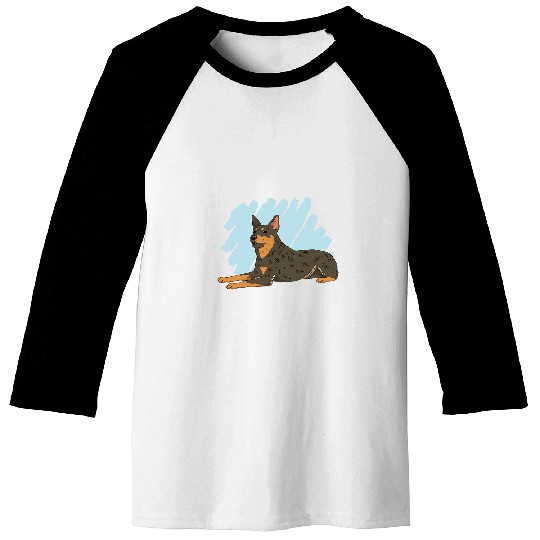 Australian Cattle Dog Blue Heeler Dog Dad Dog Mom Baseball Tees