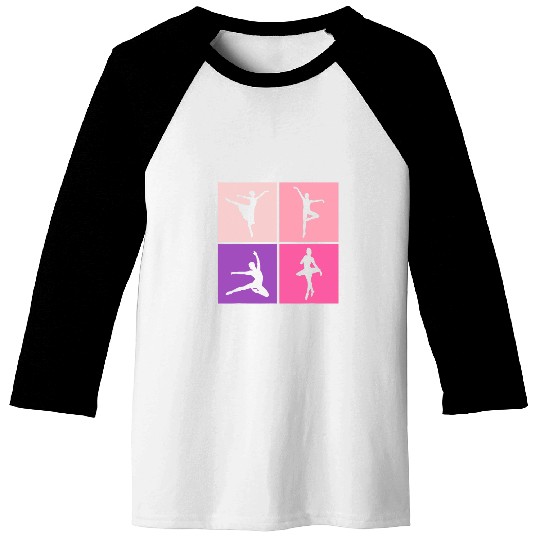 Ballerina ballet dancer ballet shoes lace shoes Baseball Tees
