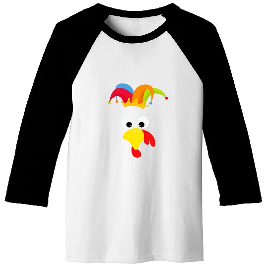 Thanksgiving Joker Turkey Face Matching Costume Cute Kids Baseball Tees