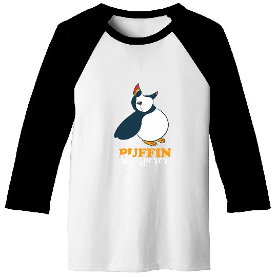 Seabird Lover Puffin Whisperer Sea Parrot Iceland Animal Baseball Tees