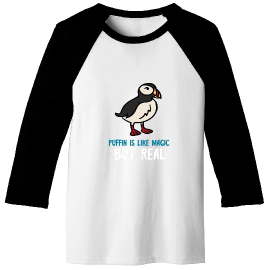 Seabird Lover Is Like Magic Puffin Iceland Animal Sea Parrot Baseball Tees