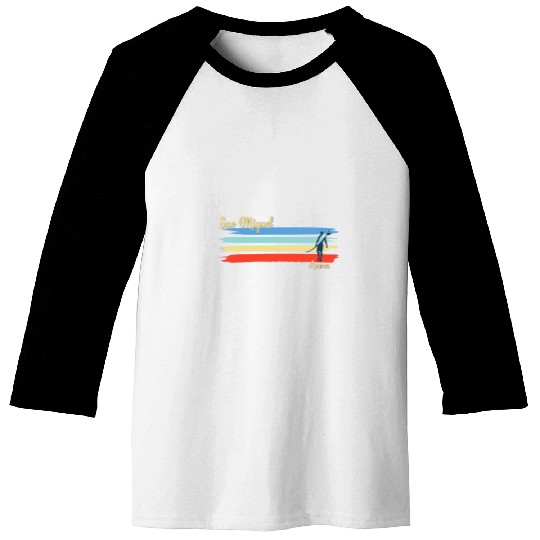 Surf Life Sao Miguel Azores Surfing Beach Baseball Tees