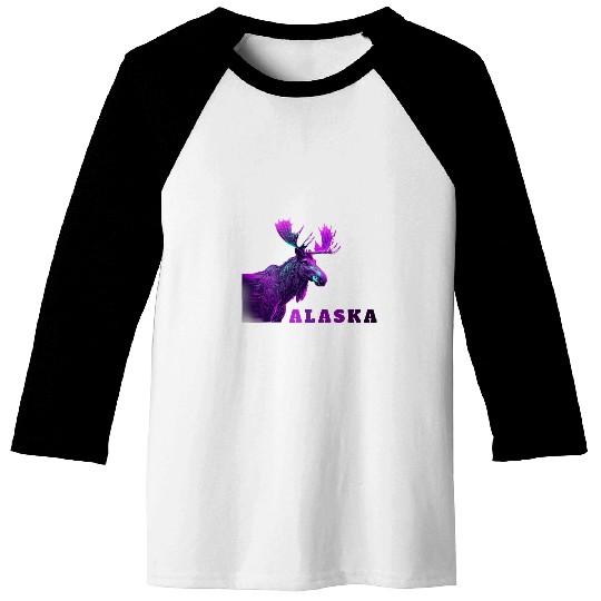 Lacrosse Gift Moose Alaska Costume supernatural merchandise Baseball Tees