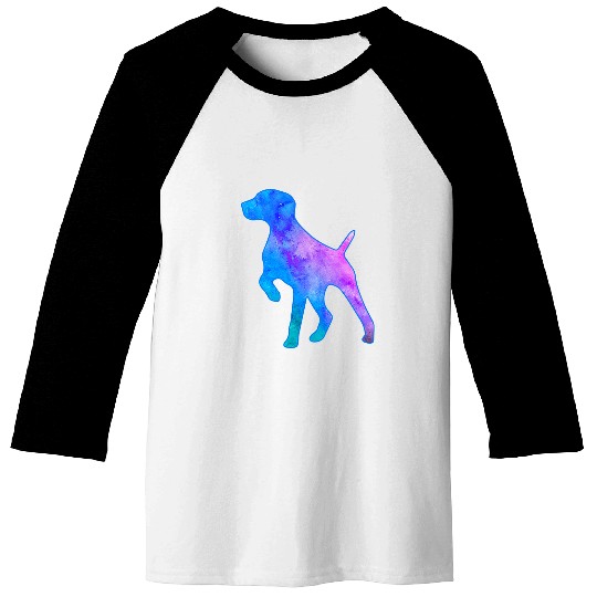 German Shorthair Pointer GSP MOM DAD Galaxy Baseball Tees