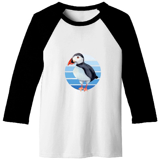 Sunset Puffin Parrot Decoration Sweet Bird 21 Baseball Tees