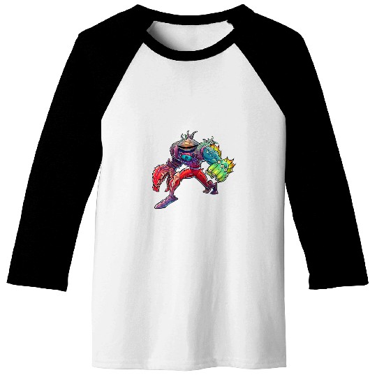 Chowderhead 2Cool Clam Lobster Superhero Art Baseball Tees