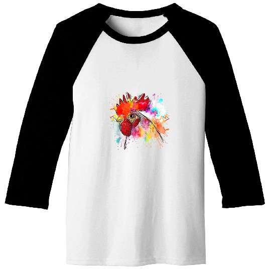 Cute Farm Chicken Lover For Men and Women Baseball Tees