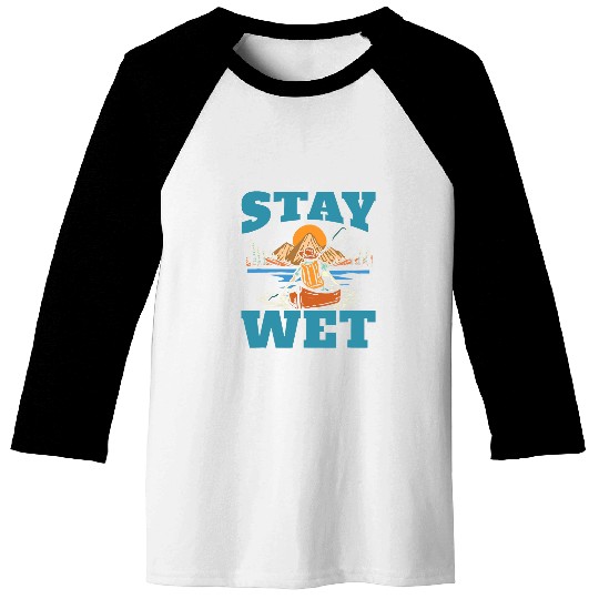 Canoeing Great Rafting Boat Canoeist Canoe Baseball Tees