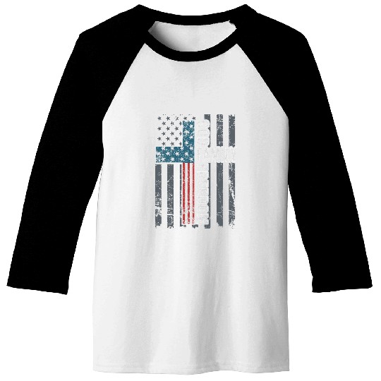 Christian Family Freedom Christian USA Flag Cross286 Christ Baseball Tees
