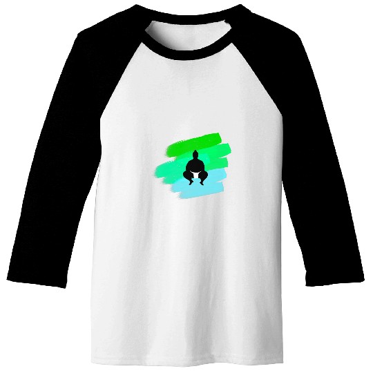 Funny Retro Wrestler for Japan sumos Lovers Baseball Tees