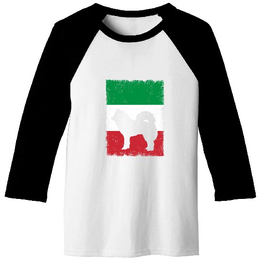 Eurasier Dog Italy Flag Italian vintages Mom Dad Baseball Tees