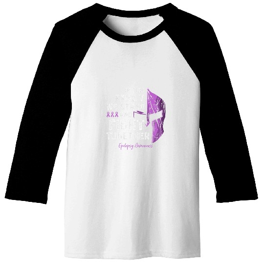 Epilepsy Family Support Awareness Spartan Warrior Baseball Tees