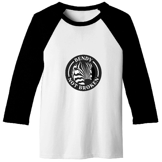 Ehlers Danlos Awareness Bendy Not Broken Zebra Baseball Tees