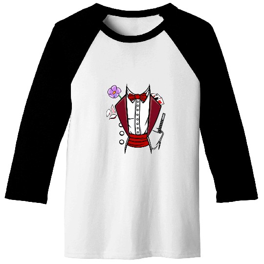 Cute Magician Costume Magic Tuxedo Baseball Tees