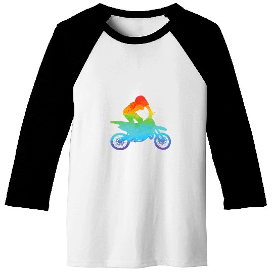 Dirt bike motorcycle racing sport 2dirtbike racer Baseball Tees