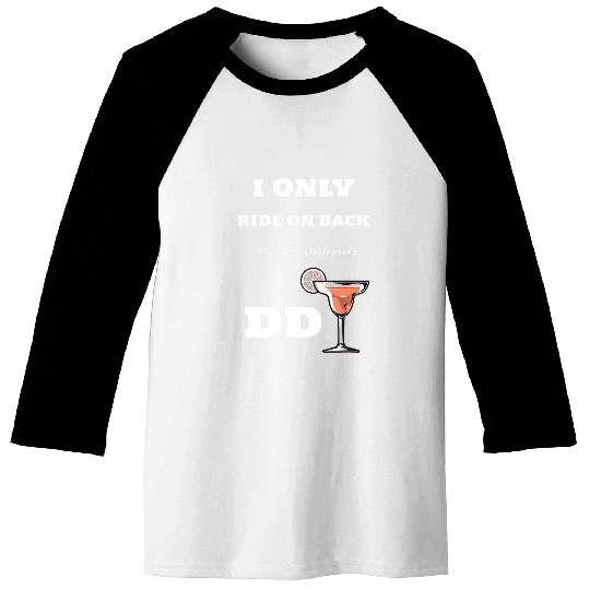 Drunk Motorcycle Chick Baseball Tees
