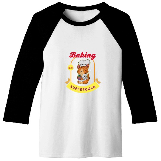 Baker kittens kids cute chefs baking cupcake toque blanche 5 Baseball Tees