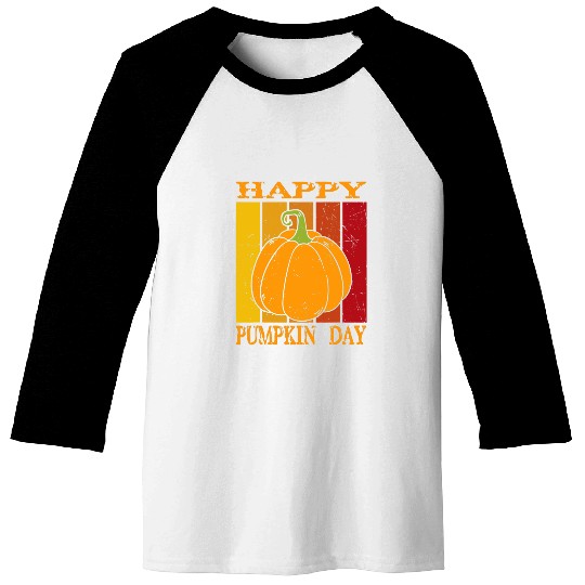Turkey Autumn Fall Pumpkin Funny Thanksgiving Day 214 Baseball Tees