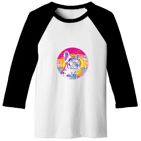 French Bulldog vintages Style 10 Baseball Tees