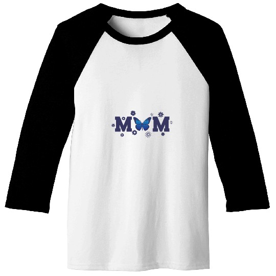 Mom with Butterfly Baseball Tees