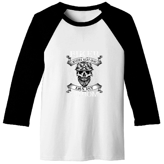 Mens Mens Biker Motorcycle Rider Grey Chrome Funny Men Baseball Tees