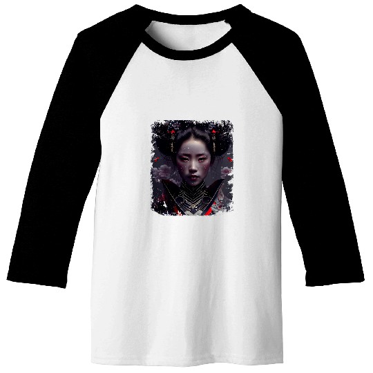 Japan Japanese Art Geishas vintages Geisha 22 Baseball Tees