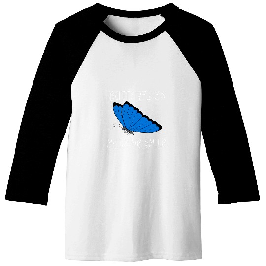 Nature Lover Forest Insects Butterflies Baseball Tees