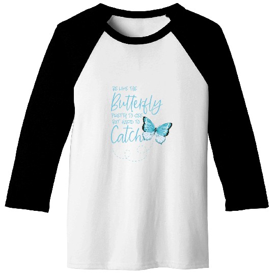 Womens Butterfly tee beautiful fashion graphic tee Baseball Tees