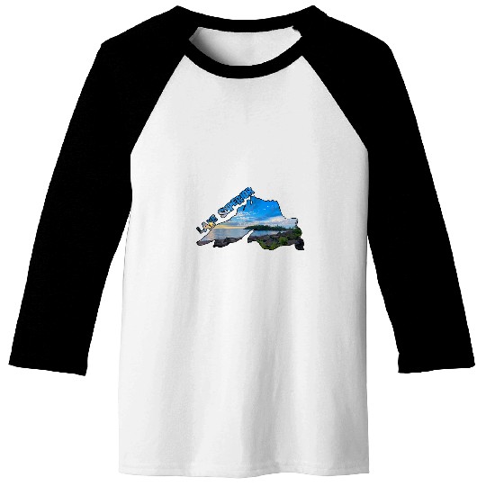 Lake Superior Artist Point in Grand Marais Minnesota Baseball Tees
