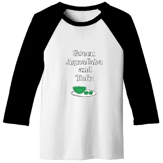 Vegan Cuisine Green Aquafaba Tofu Meat Substitute Vegetarian Baseball Tees