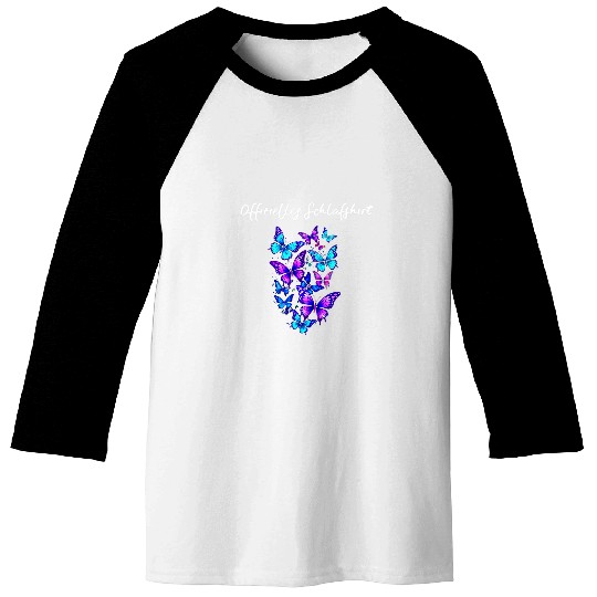 Official Sleep   Butterfly Nightdress Pyjamas Baseball Tees