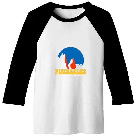 Pinnacles National Park Retro 80s vintages Nature Baseball Tees