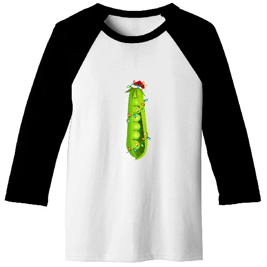 Peas Vegetable Lover xmass Santa Hat Peas Christmas Baseball Tees