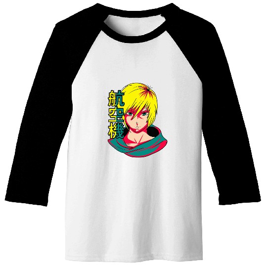 Oriental Fighter Anime Vaporwave Japan Culture Art Grey Baseball Tees