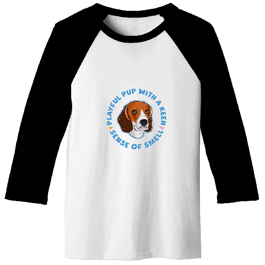 My Beagle Playful Pup With A Keen Sense Of Smell Baseball Tees