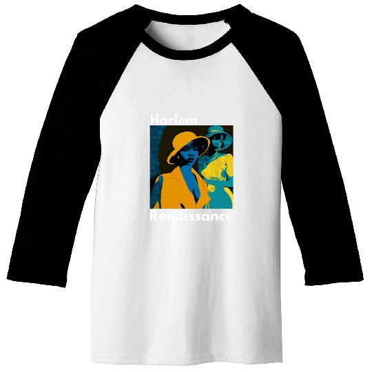 Harlem Renaissance 1920s Art Black History Month Baseball Tees