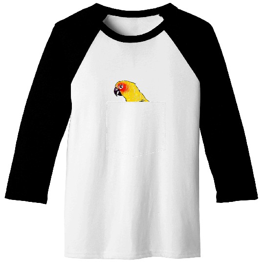Pocket Parrot Funny Birds Watching Owner Watcher Graphic Baseball Tees