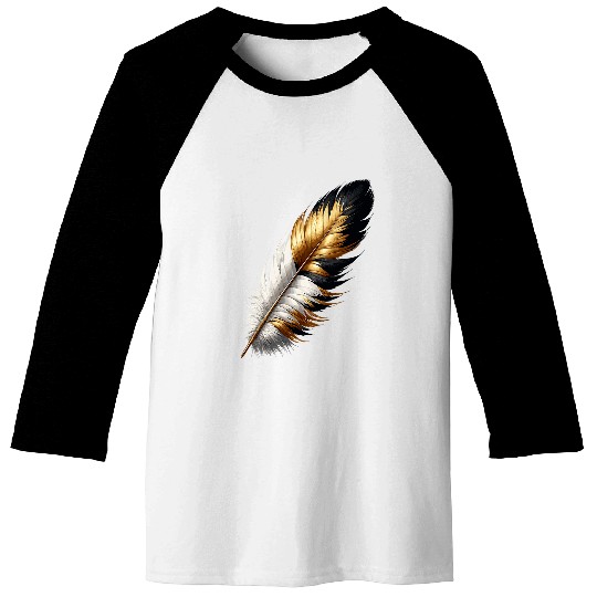 Southwest Native American Indian Tribal Art Feather Baseball Tees