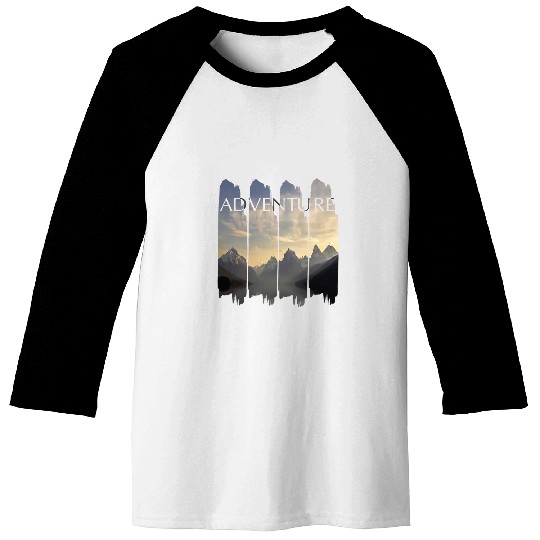 Not All Wander Are Lost HIKING MOUNTAIN Baseball Tees