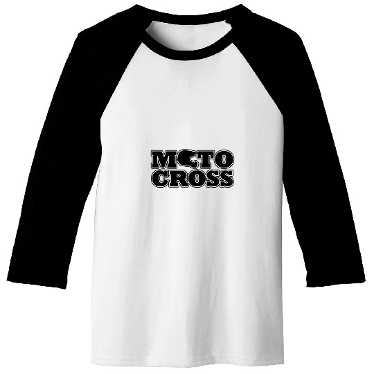 Motocross for Dirt Bike or Motorbike Riders Baseball Tees