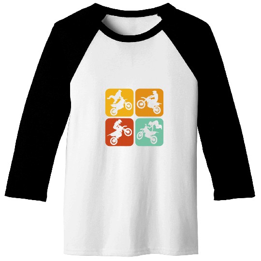 Retro Motorcycle I Biker I Motorcycle Baseball Tees